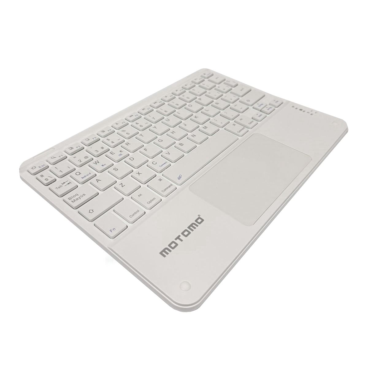 Teclado Inalámbrico Bluetooth Motomo Bd-136a Slim Blanco – imagen 2