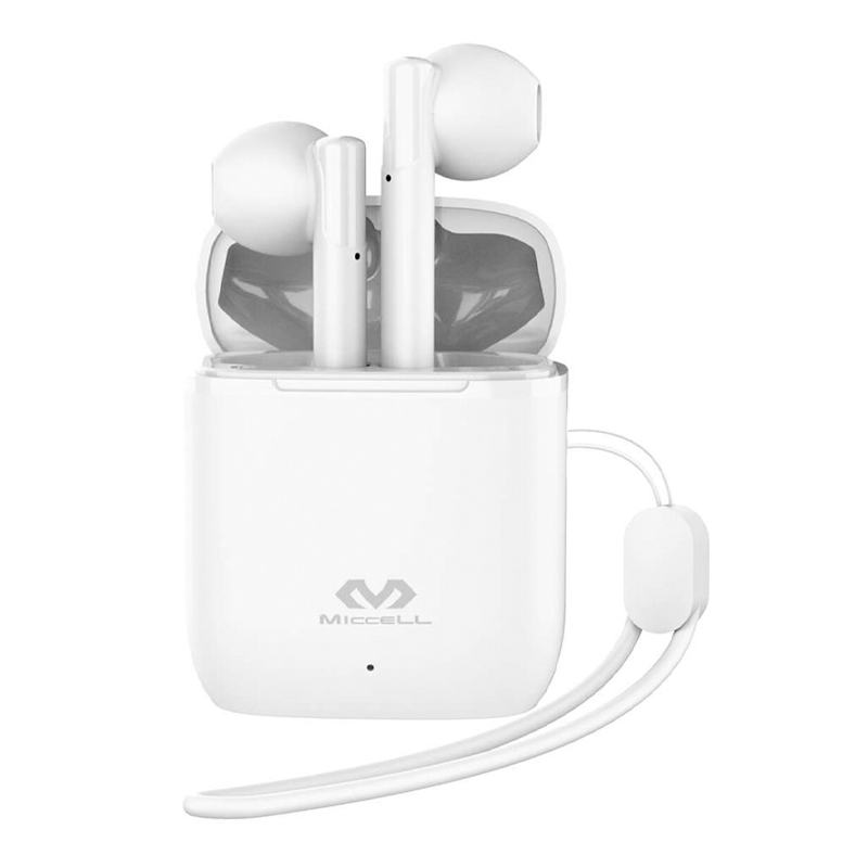 Audífonos In Ear Bluetooth Tws Miccell Vq-bh10 Blanco
