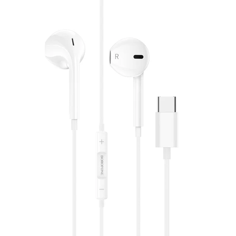 Audífonos In Ear Borofone Bm80 Tipo C Blanco