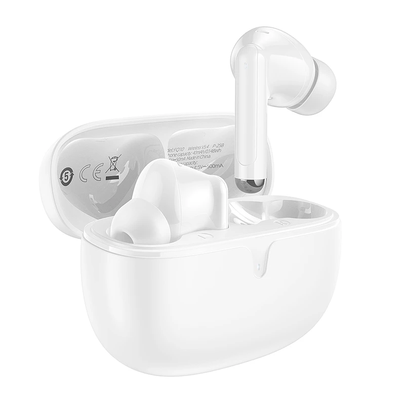 Audífonos In Ear Bluetooth Borofone Fq10 Tws Blanco