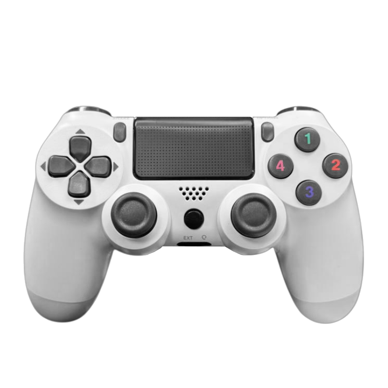 Control Joystick Con Cable Para PS4 Blanco – imagen 2