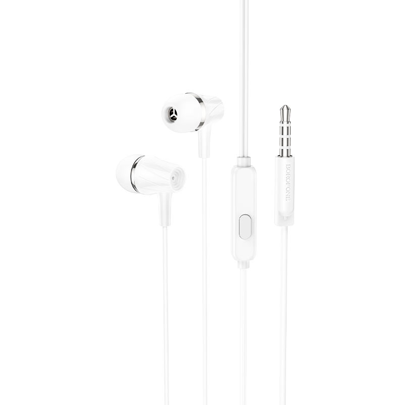 Audífonos In Ear Borofone Bm69 3.5mm Blanco