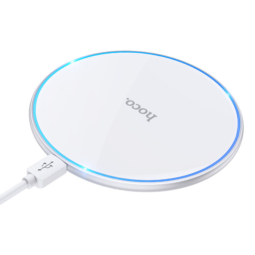 Cargador Inalámbrico Hoco Cw6 Pro Easy 15w Blanco