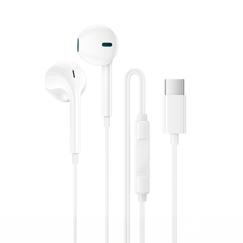 Audífonos In Ear Borofone Bm100 Fuente Tipo C Blanco