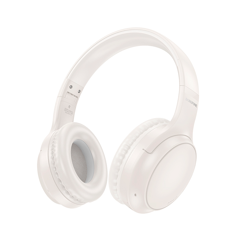 Audífonos Headset Bluetooth Borofone Bo29 Fascinador Blanco
