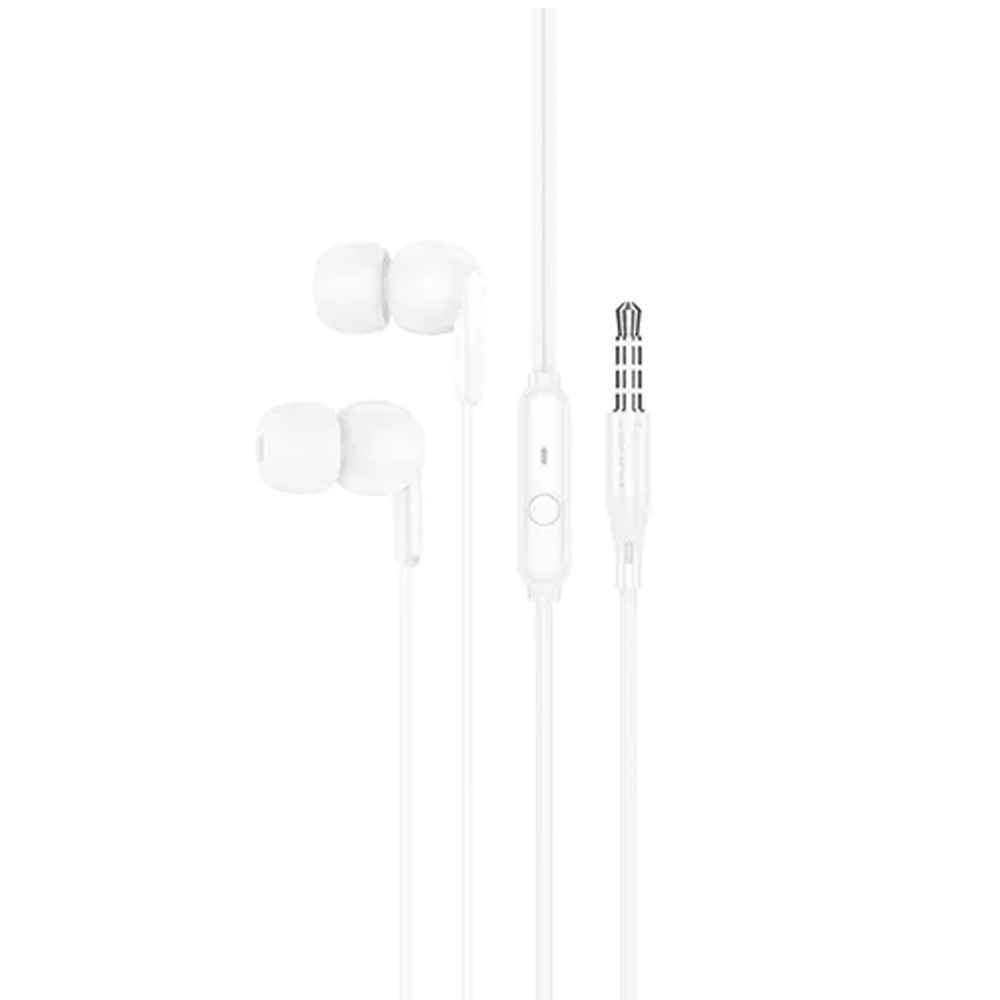 Audífonos In Ear Hoco M124 Wide 3.5mm Blanco