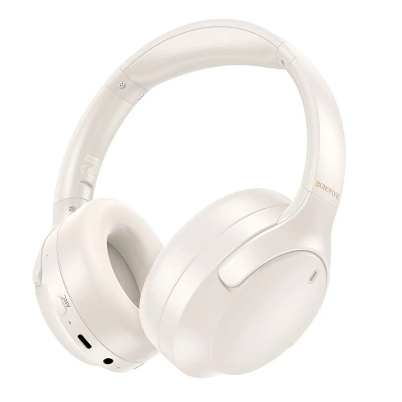 Audífonos Headset Bluetooth Borofone Bo31 Prestige Blanco