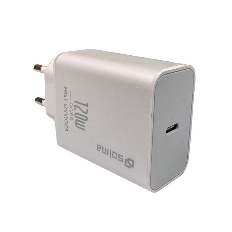 Cargador Carga Rapida Solma 120w + Cable Tipo C Blanco – imagen 7