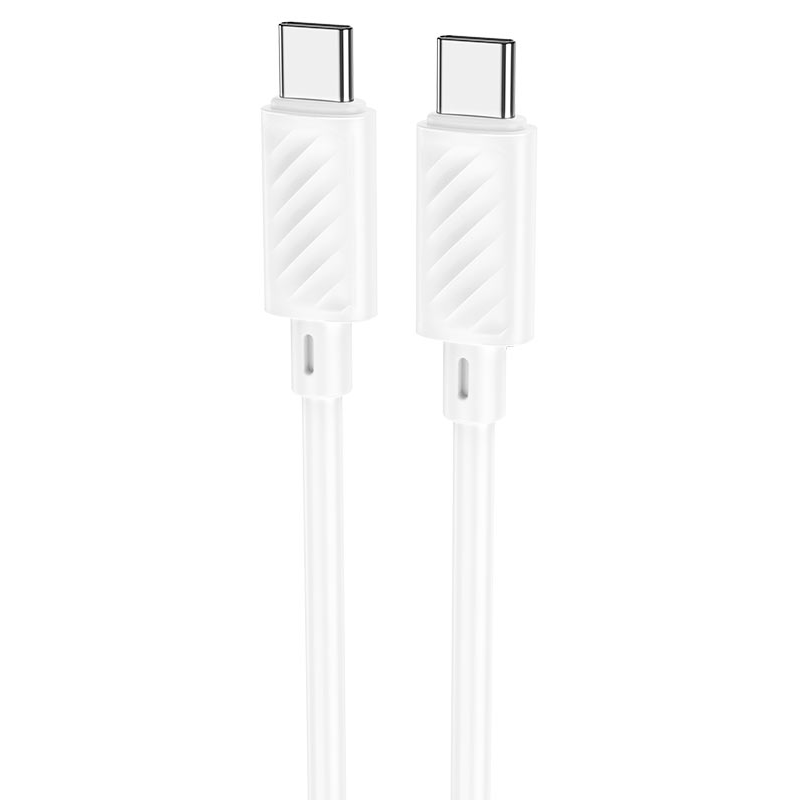 Cable Tipo C a Tipo C Hoco X88 Gratified 60w Blanco