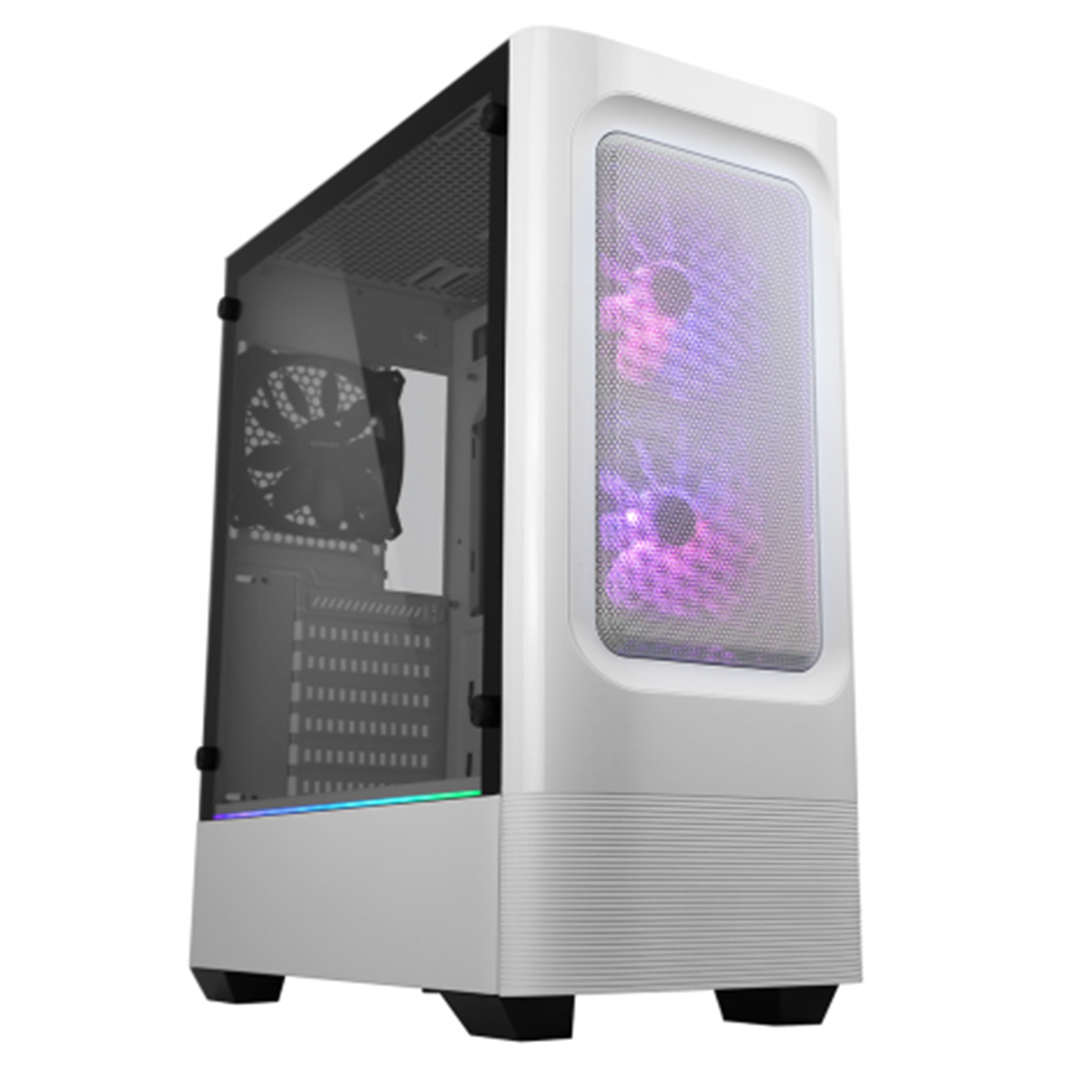 Gabinete Gamer Raidmax Evol Argb Mid Tower Blanco