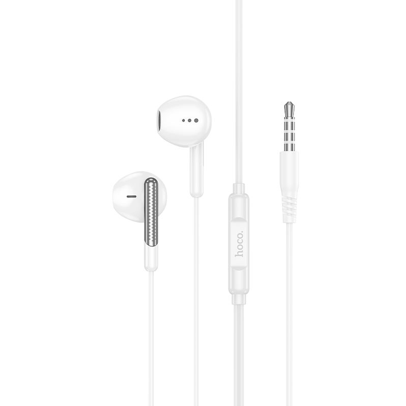 Audífonos In Ear Hoco M123 3.5mm Glory Blanco