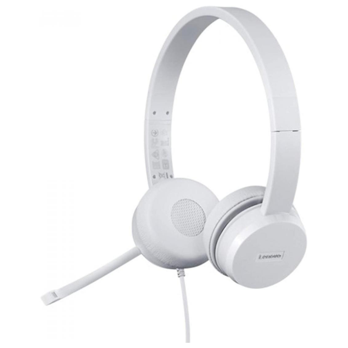 Audifono Alambrico Lenovo H110 3.5mm Blanco