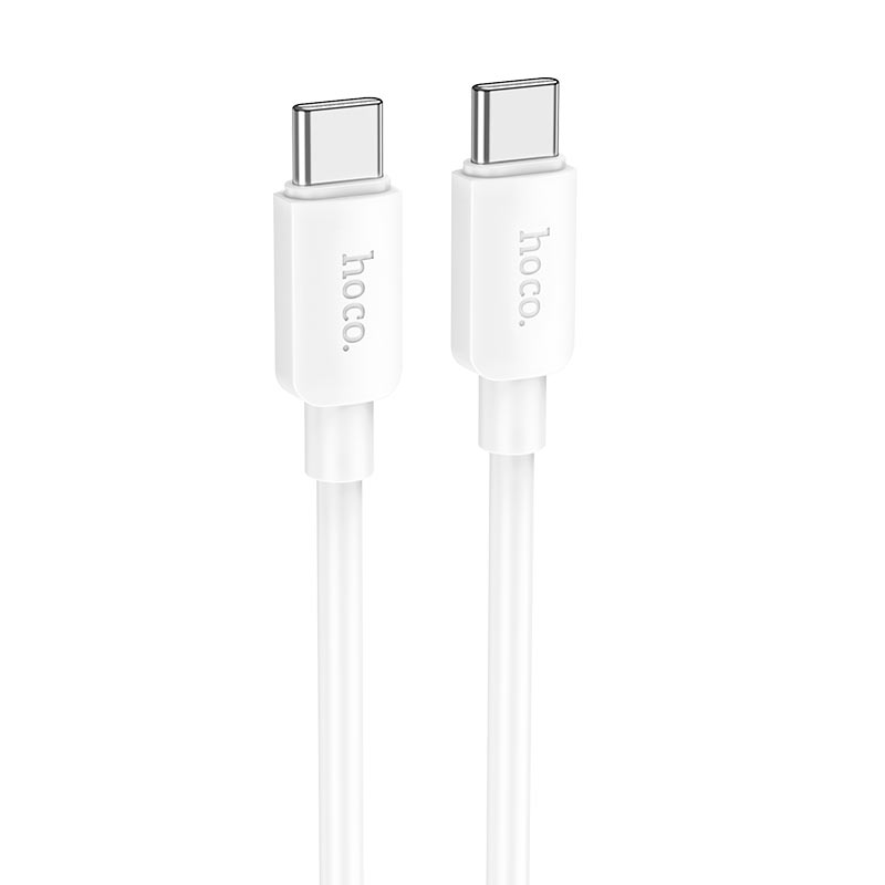 Cable Tipo C a Tipo C 60w Hoco X96 1 Metro Blanco