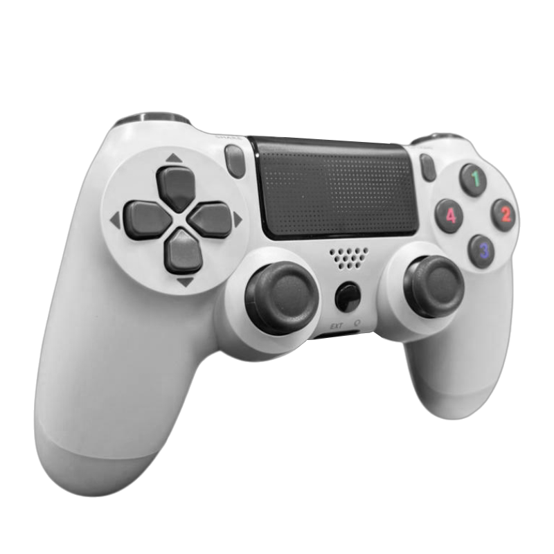 Control Joystick Con Cable Para PS4 Blanco