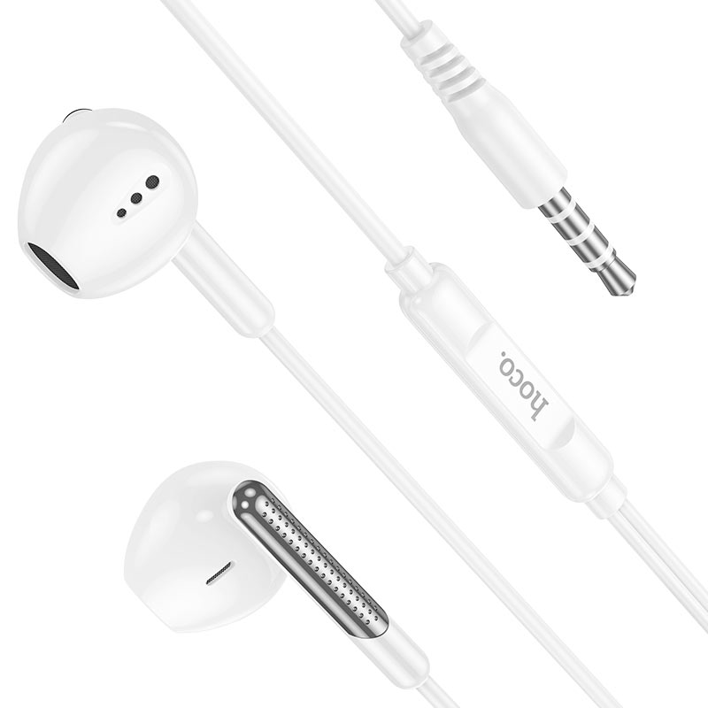 Audífonos In Ear Hoco M123 3.5mm Glory Blanco – imagen 2