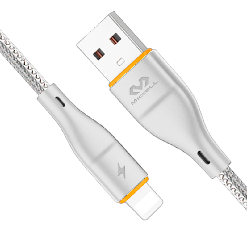 Cable Usb a Lightning Miccell Vq-d06 Blanco – imagen 3