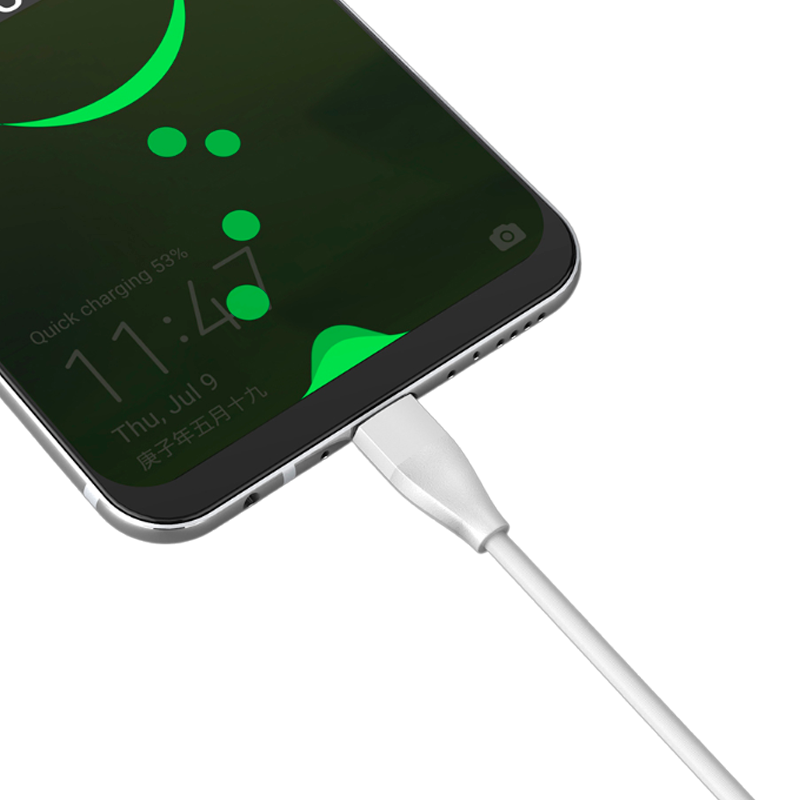 Cable Usb a Micro Usb Miccell Vq-d03 Blanco – imagen 3