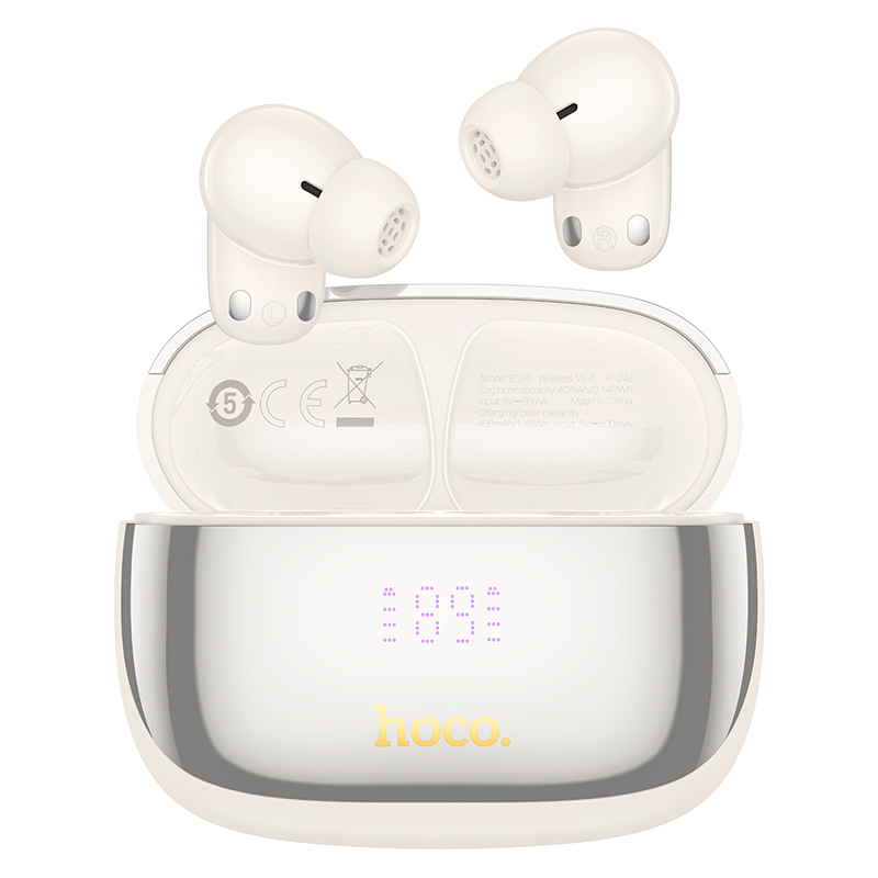 Audífonos In Ear Bluetooth Hoco Eq20 Anc Enc Blanco – imagen 2