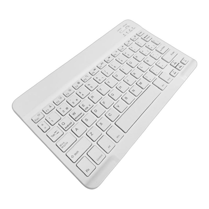 Teclado Mini Inalámbrico Bluetooth Español Blanco – imagen 2