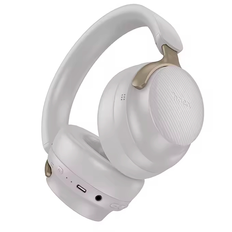 Audífonos Headset Bluetooth Hoco W53 Plus Anc Blanco – imagen 2