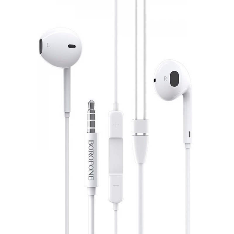 Audífonos In Ear Borofone Bm30 3.5mm Blanco