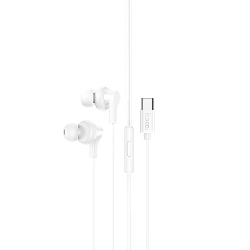 Audífonos In Ear Hoco M114 Jia Tipo C Blanco