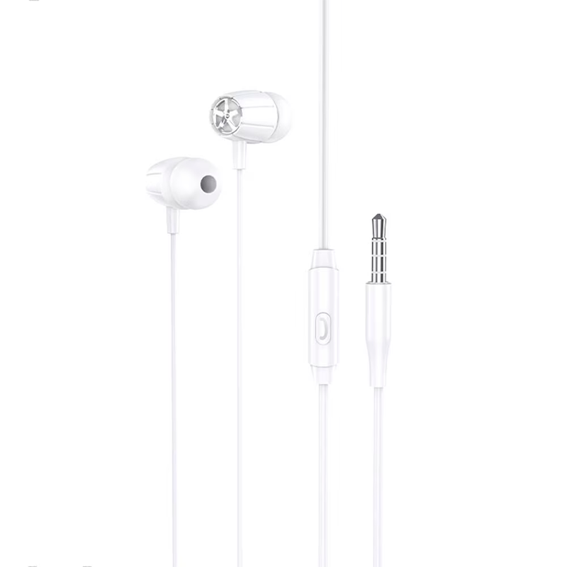 Audífonos In Ear Hoco M88 Jack 3.5mm Blanco