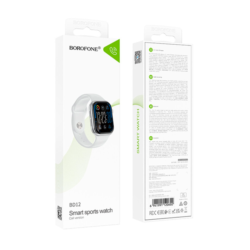 Smartwatch Reloj Inteligente Bluetooth Borofone Bd12 Blanco – imagen 3
