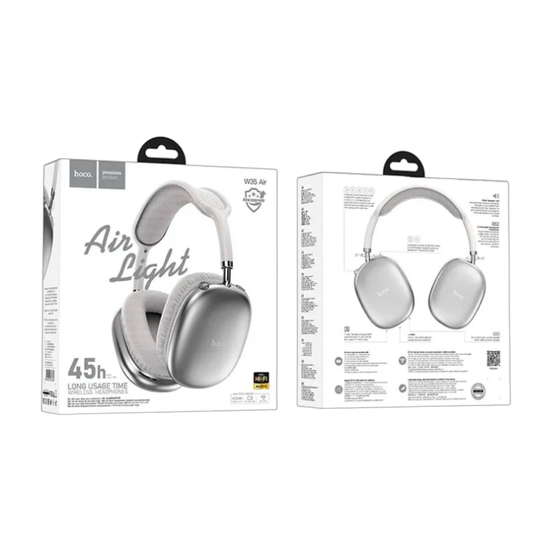 Audífonos Bluetooth Headset Hoco W35 Air Gris – imagen 3