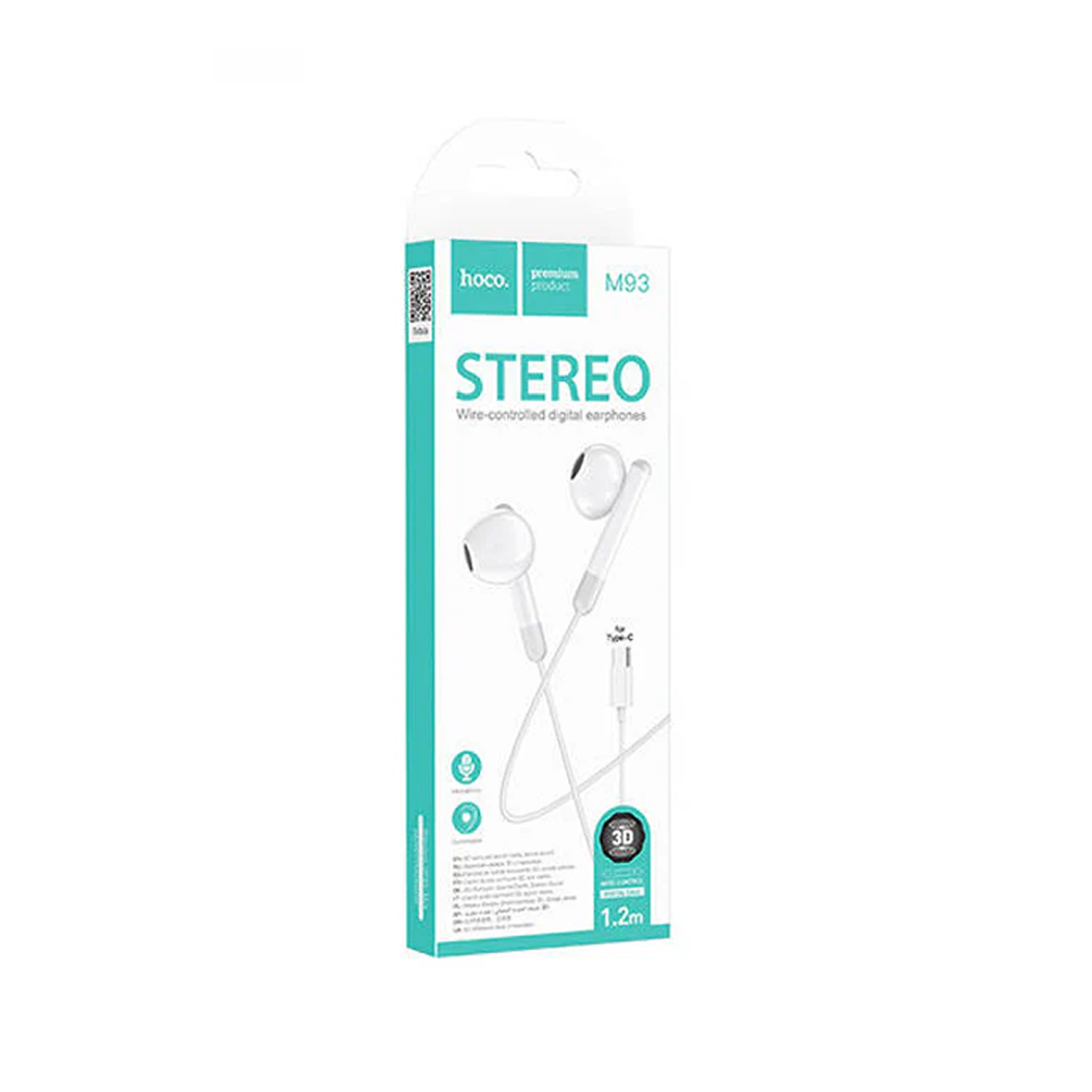 Audífonos In Ear Hoco M93 Tipo C Blanco – imagen 3