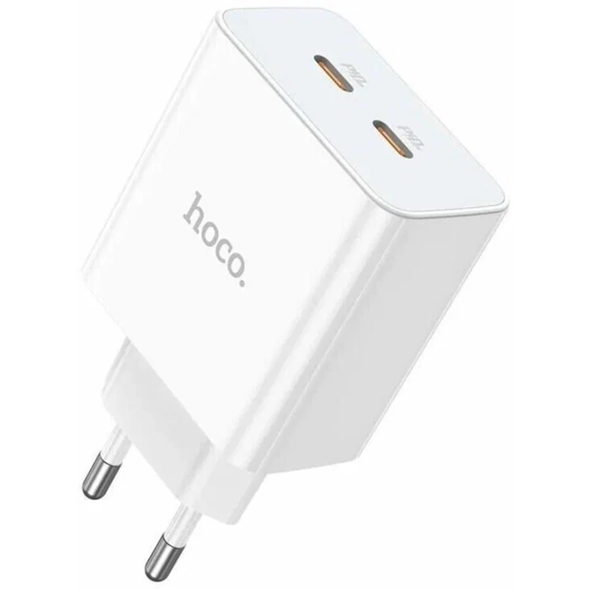 Cargador Hoco C108a 35w Dual Carga Rapida Blanco