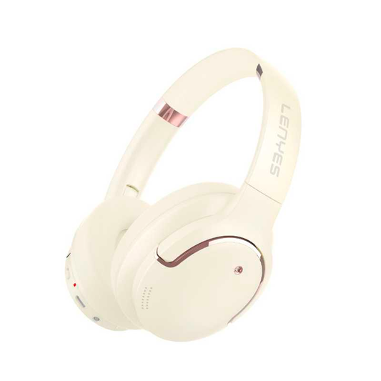 Audífonos Headset Bluetooth Lenyes Lh61 Beige
