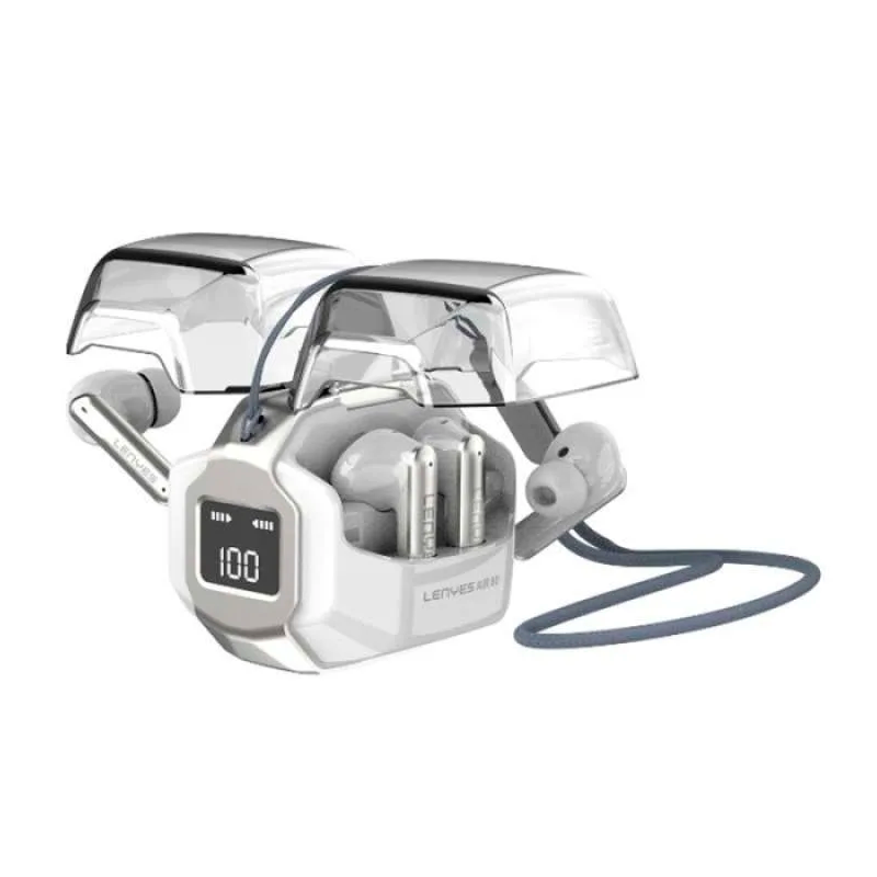 Audífonos In Ear Bluetooth Lenyes Tesla Tws Air 80 Blanco