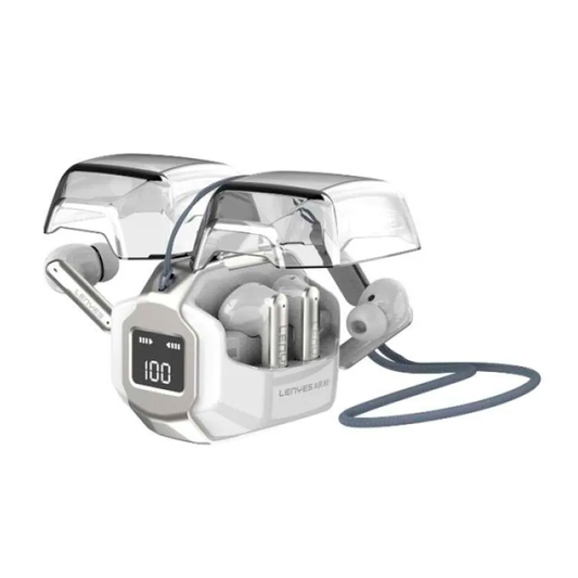 Audífonos In Ear Bluetooth Lenyes Tesla Tws Air 80 Blanco