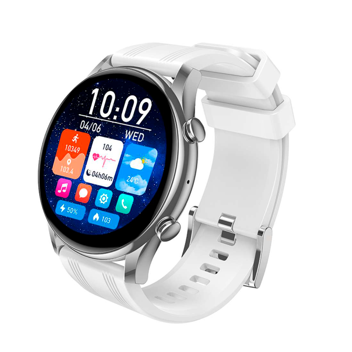 Reloj Smartwatch Hoco Y38 Amoled Llamadas Bluetooth Ip67 Blanco