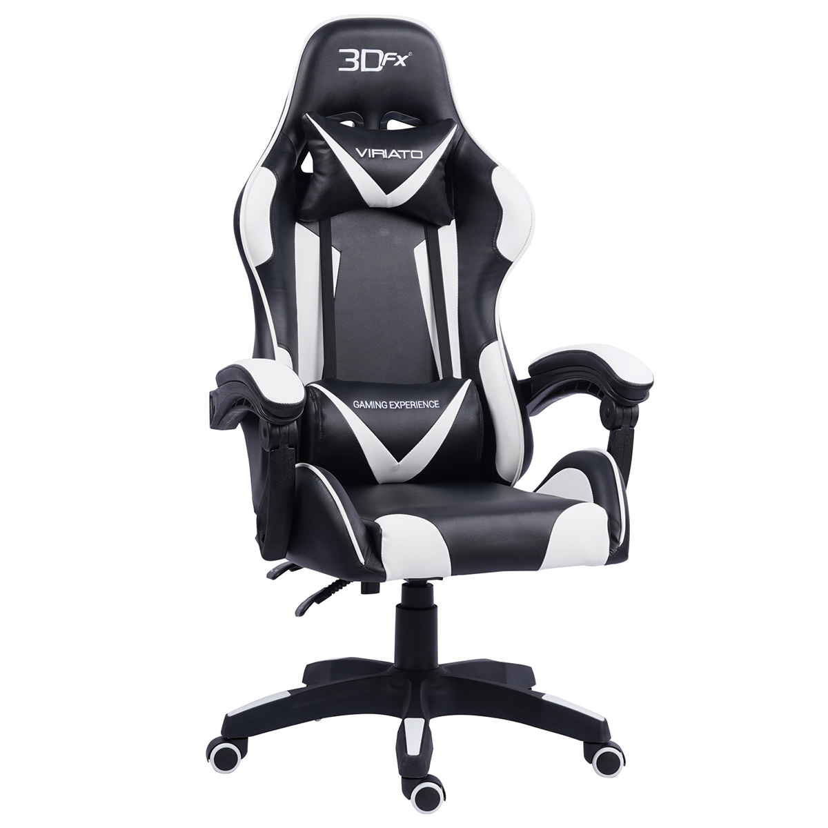 Silla Gamer Ergonomica 3dfx Viriato Negro Blanco