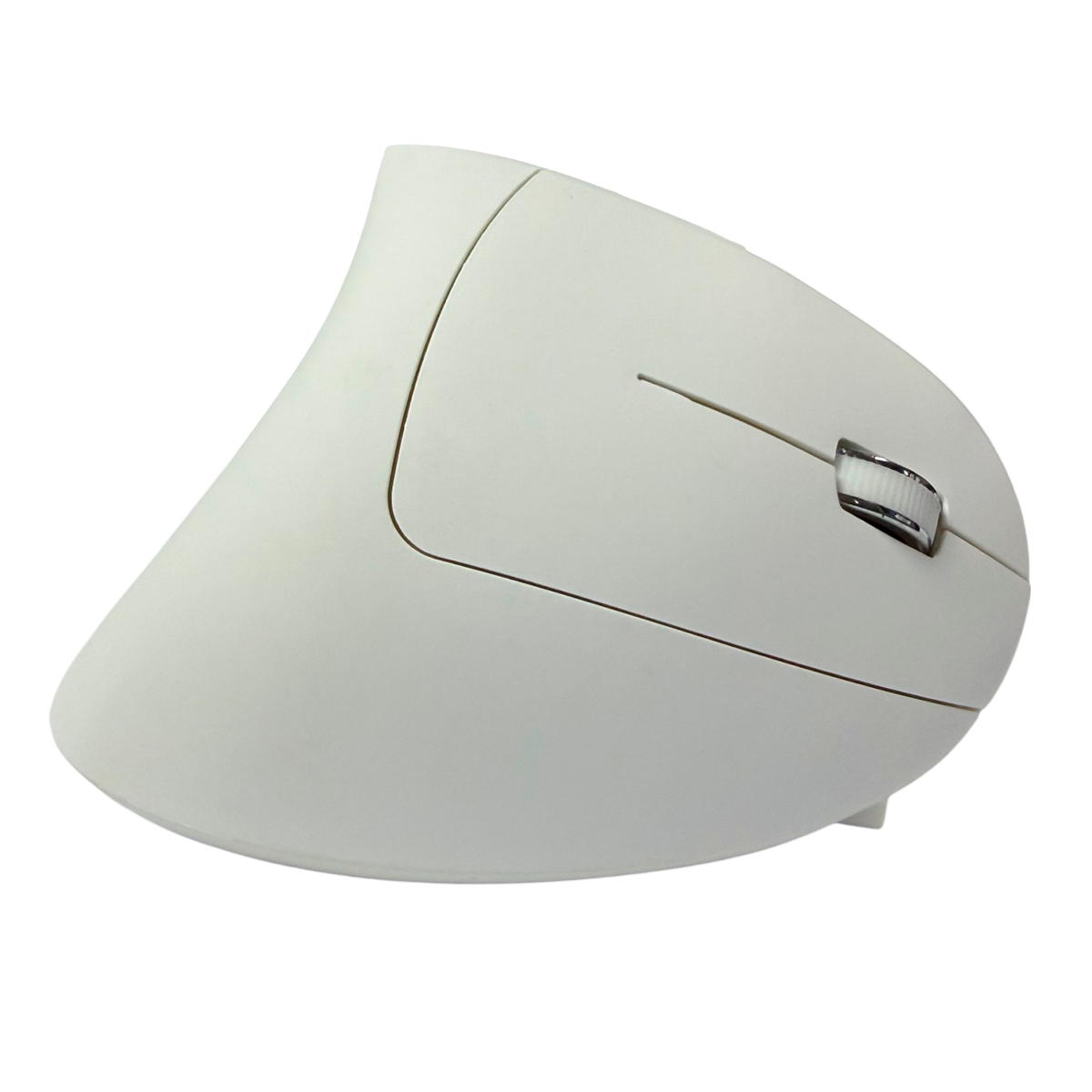 Mouse Vertical Inalámbrico Recargable Ergonomico Silencioso Blanco