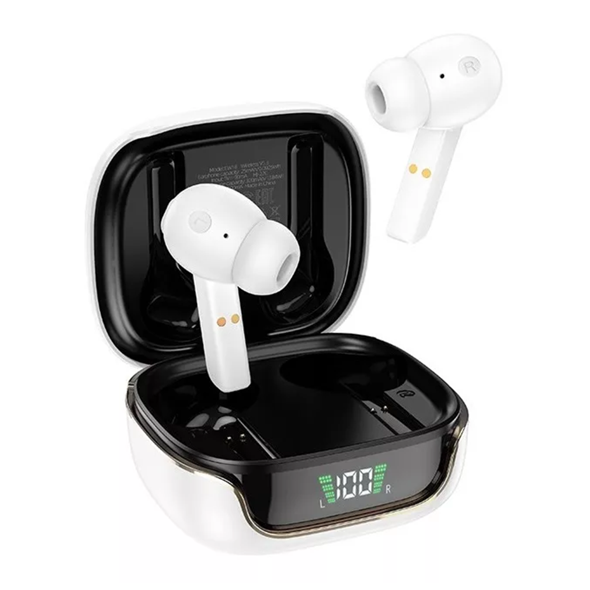 Audífonos In Ear Bluetooth Hoco Ew18 Blanco