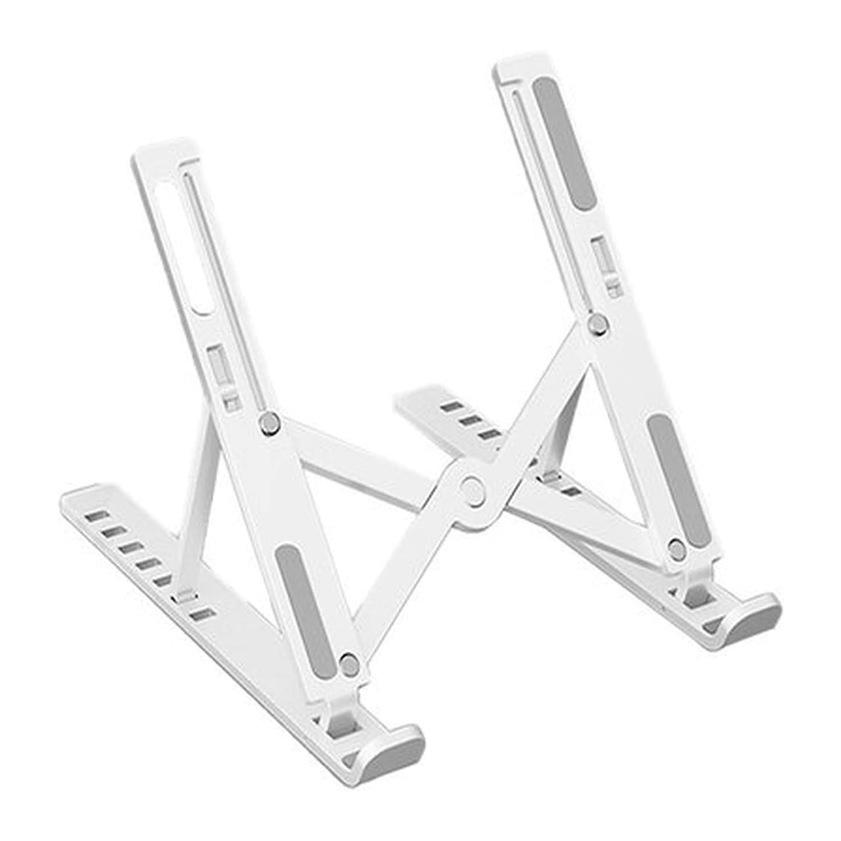 Soporte Stand Plastico Notebook Antideslizante 15,6 Blanco