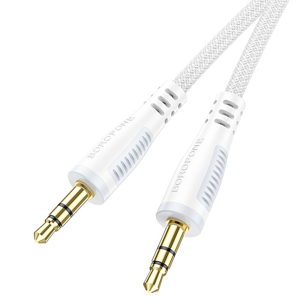 Cable Auxiliar 3.5mm a 3.5mm Borofone bl14 2 Metros Blanco