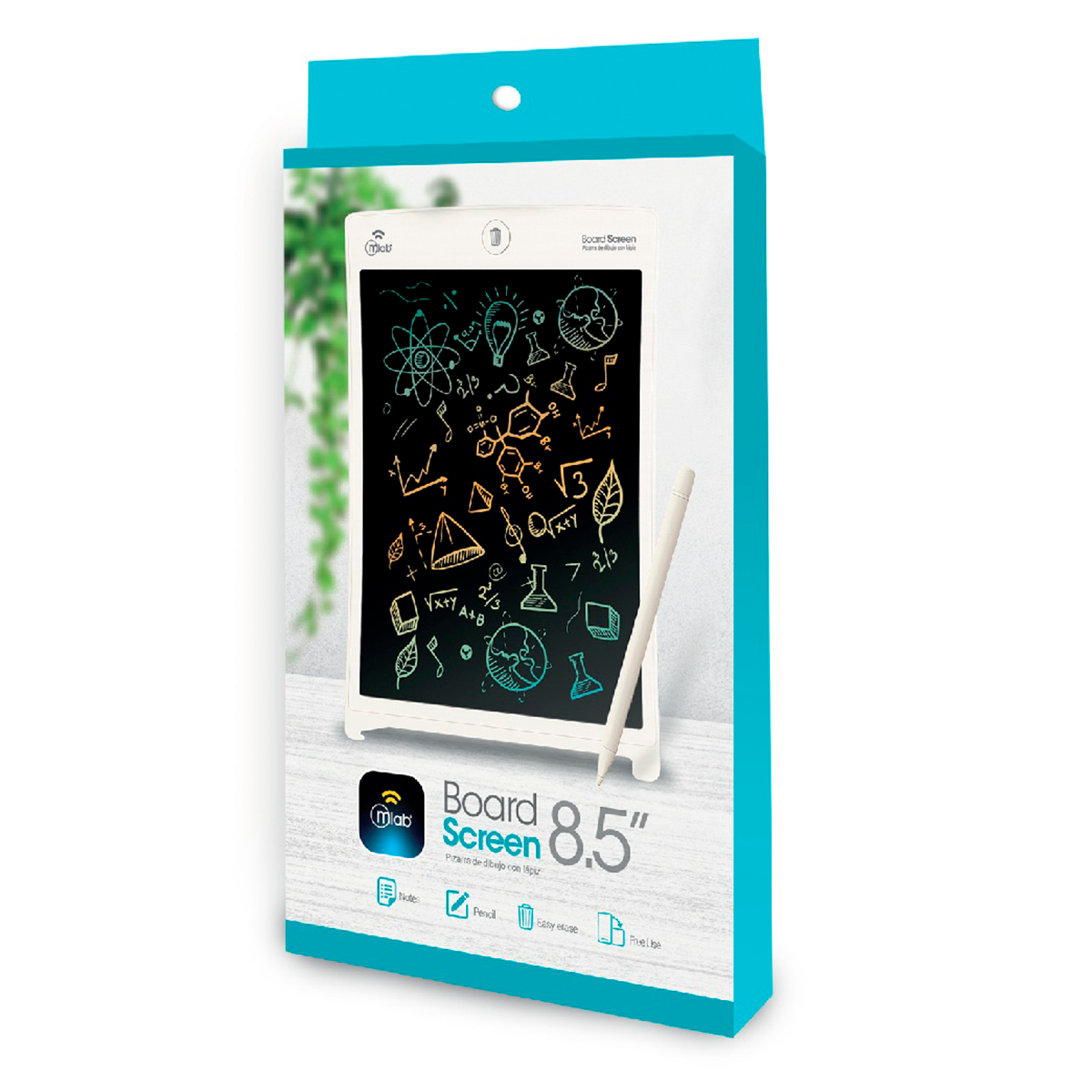 Pizarra Tablet Magica Infantil Niño Microlab Lcd 8.5 Pulgadas Con Lapiz Blanco – imagen 4