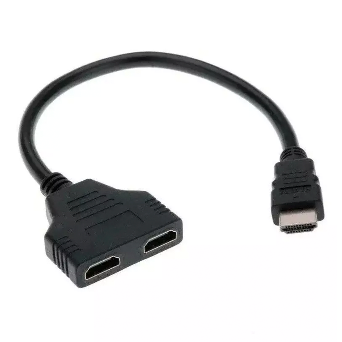 Cable Divisor Hdmi Splitter Y De 1 Macho A 2 Hembras Negro