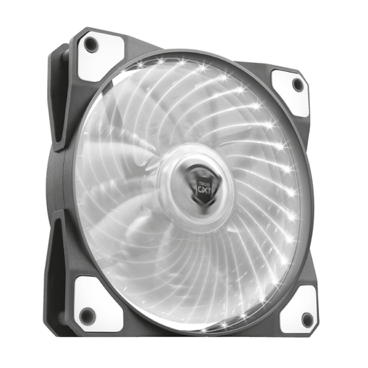Ventilador Led Illuminated Silent Gxt 762 Blanco Trust