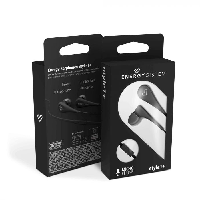 Audifonos Energy Sistem Earphones Style 1+ Negro – imagen 6