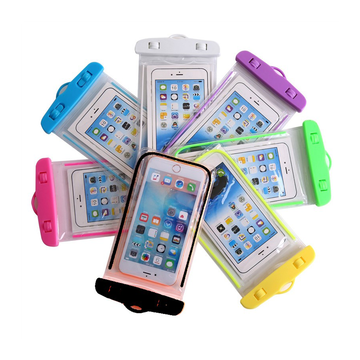 Bolsa Impermeable Funda Deslizante Para Telefonos Anti Agua Colores
