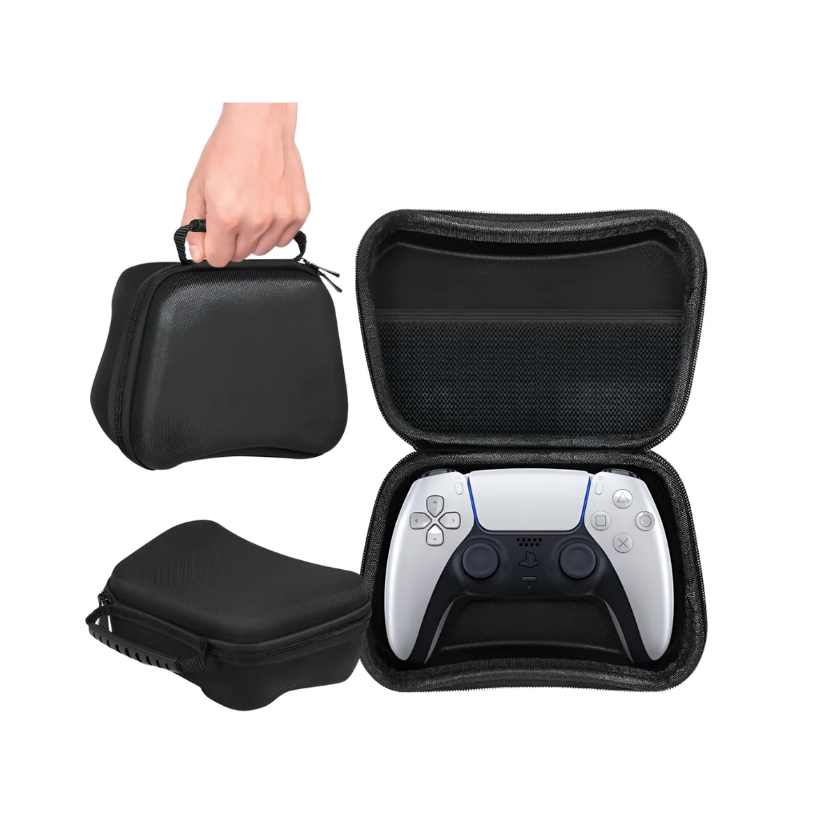 Estuche Rigido Liso Joystick Para Ps5 Ps4 Xbox Series/x Ns Negro