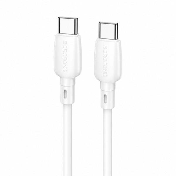 Cable Tipo C a Tipo C 60w Borofone Bx93 Blanco