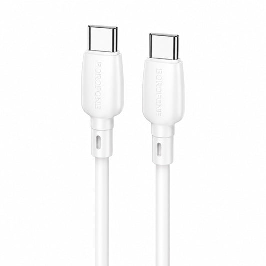 Cable Tipo C a Tipo C 60w Borofone Bx93 Blanco