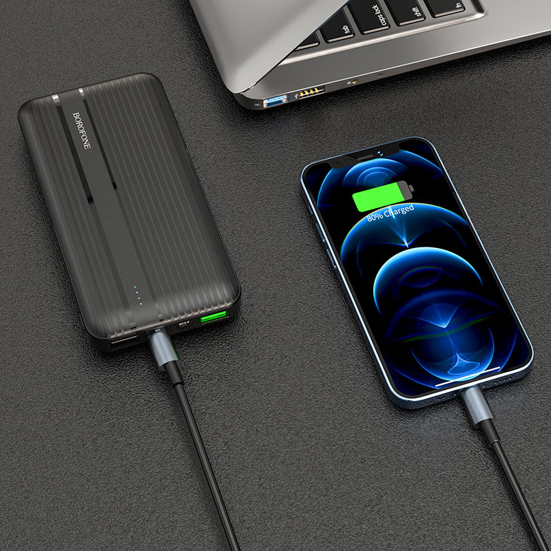 Powerbank Bateria Portatil 10000 Mah Borofone Bj9 Urano PD + QC3.0 Negro – imagen 4