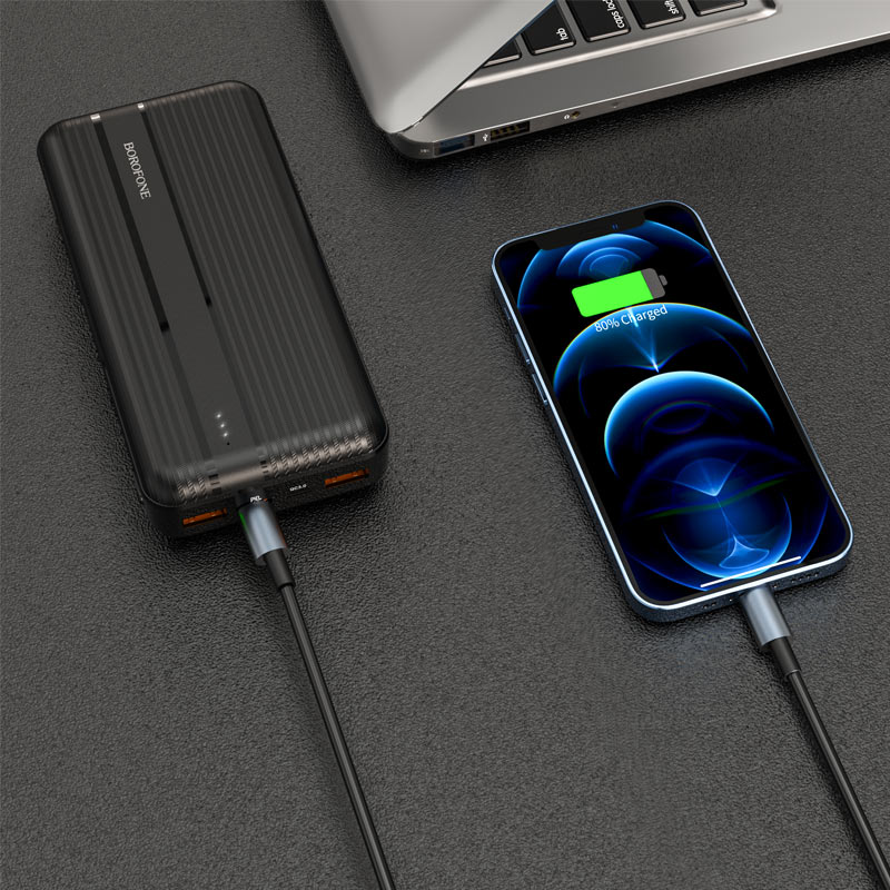 Batería Portátil Borofone Powerbank 20000 Mah BJ9A Negro – imagen 4